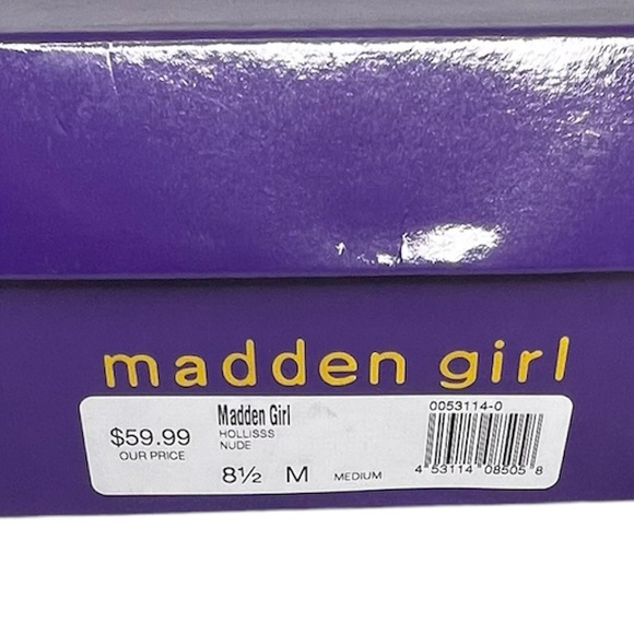 Madden Girl Hollisss Nude High Heel Pumps Size 8.5 - Picture 7 of 7
